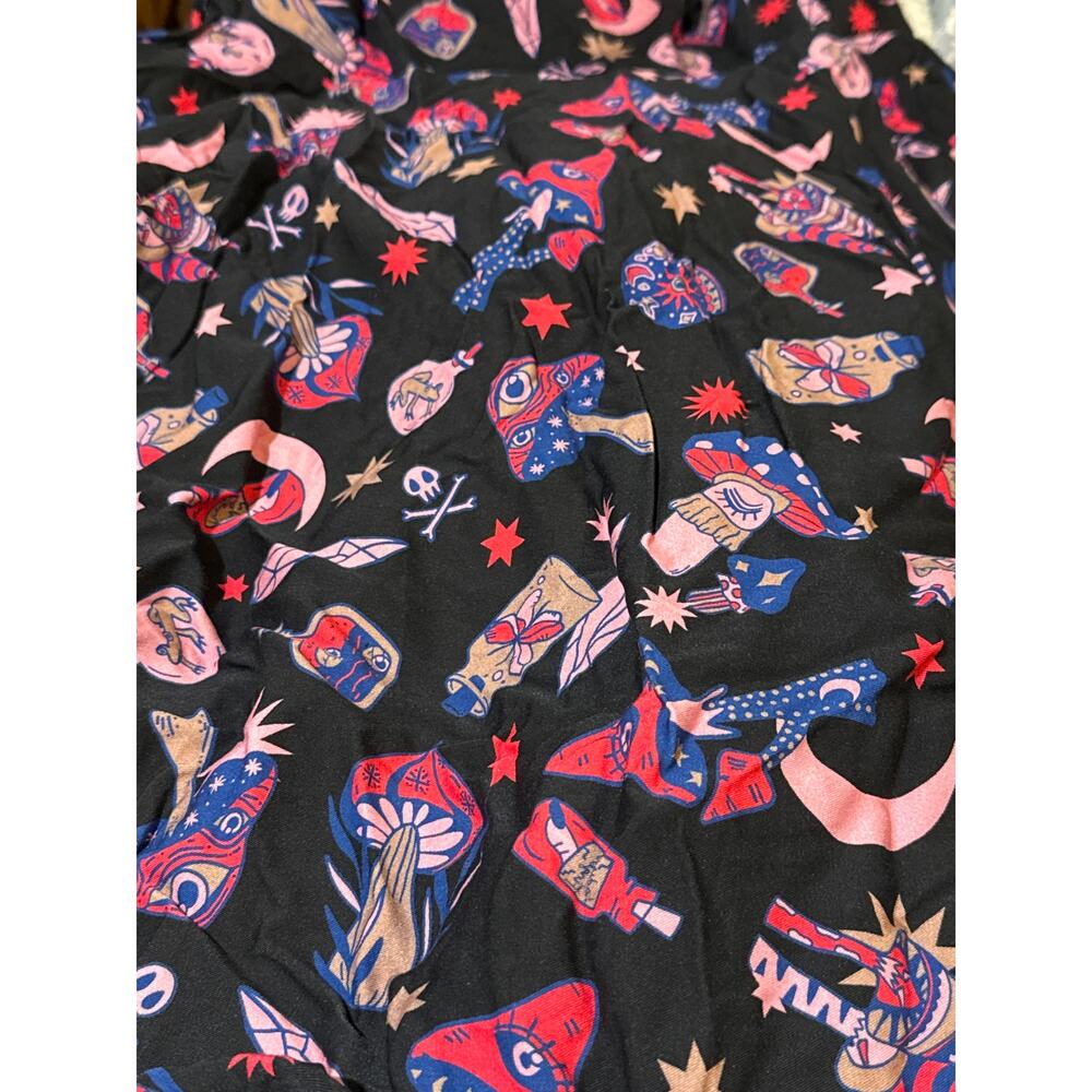Unique Vintage Miss Lulo Soysilk Rose Potions Dress XS NWT - Picture 8 of 13